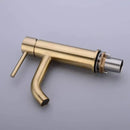 GobekUsa Golden Brass Basin Faucet Deck Mounted Vessel Sink Mixer Tap Hot Cold