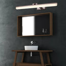 GobekUsa Contemporary Metal LED Vanity Sconce - 16.5"/28"/22.5" Wide - Black/Silver/Coffee - Adjustable Lighting