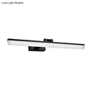 GobekUsa Contemporary Metal LED Vanity Sconce - 16.5"/28"/22.5" Wide - Black/Silver/Coffee - Adjustable Lighting