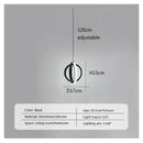 GobekUsa LED Bedside Pendant Light Modern Decor Chandelier for Bedroom Living Room