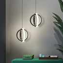 GobekUsa LED Bedside Pendant Light Modern Decor Chandelier for Bedroom Living Room