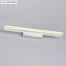 GobekUsa Modern Wall-Mounted LED Vanity Sconce with Acrylic Shade for Toilets in Warm/White Light