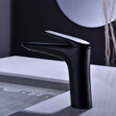 GobekUsa Basin Faucet: Single Handle Mixer Tap in Black/Chrome/Grey/Gold with Hot Cold Water