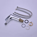 GobekUsa Basin Faucet: Single Handle Mixer Tap in Black/Chrome/Grey/Gold with Hot Cold Water