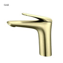 GobekUsa Basin Faucet: Single Handle Mixer Tap in Black/Chrome/Grey/Gold with Hot Cold Water
