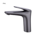 GobekUsa Basin Faucet: Single Handle Mixer Tap in Black/Chrome/Grey/Gold with Hot Cold Water