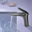 GobekUsa Basin Faucet: Single Handle Mixer Tap in Black/Chrome/Grey/Gold with Hot Cold Water