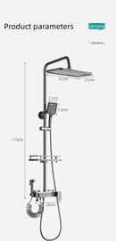 GobekUsa Electric Sunflower Rainfall Showers System: Modern Hygienic Thermostat Set for Smart Bathrooms by Decorbites