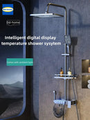 GobekUsa Electric Sunflower Rainfall Showers System: Modern Hygienic Thermostat Set for Smart Bathrooms by Decorbites