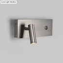 GobekUsa Kane | Nickel LED Dimmable Reading Wall Light