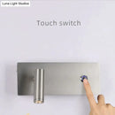 GobekUsa Kane | Nickel LED Dimmable Reading Wall Light