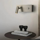 GobekUsa Kane | Nickel LED Dimmable Reading Wall Light