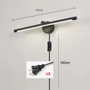 GobekUsa LED Wall Lamp with Touch Dimming Motion Sensor - 40cm/55cm