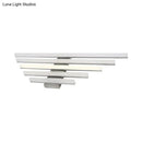 GobekUsa 16"/31.5"/47" W Acrylic Straight Vanity Lamp - Sleek Chrome LED Wall Mount Light Fixture