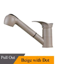GobekUsa Brushed Nickel Kitchen Faucet with Sprayer Steam Spout