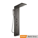 GobekUsa Brushed Nickel Shower Column with Tub Spout & Hand Shower System