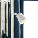 GobekUsa Tapered LED Bathroom Wall Sconce - Minimalist Metal Design - 1 Head - White/Chrome