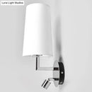 GobekUsa Modern LED Wall Sconce Light in Chrome with Round/Rectangle Canopy