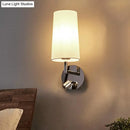 GobekUsa Modern LED Wall Sconce Light in Chrome with Round/Rectangle Canopy