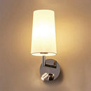 GobekUsa Modern LED Wall Sconce Light in Chrome with Round/Rectangle Canopy