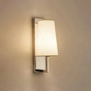 GobekUsa Modern LED Wall Sconce Light in Chrome with Round/Rectangle Canopy