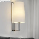 GobekUsa Modern LED Wall Sconce Light in Chrome with Round/Rectangle Canopy