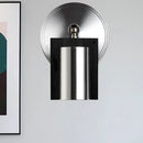 GobekUsa 1-Light Bedroom Wall Sconce in Black with Metal Shade – Warm/White Lighting