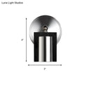 GobekUsa 1-Light Bedroom Wall Sconce in Black with Metal Shade – Warm/White Lighting