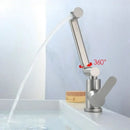 GobekUsa 304 Stainless Steel Bathroom Faucet, Hot & Cold Water, Kitchen Basin, Bathroom Accessories