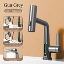 GobekUsa Digital Display Waterfall Basin Faucet with Temperature Control