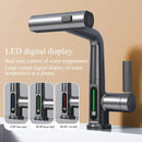 GobekUsa Digital Display Waterfall Basin Faucet with Temperature Control
