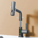 GobekUsa Digital Display Waterfall Basin Faucet with Temperature Control
