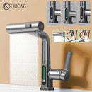 GobekUsa Digital Display Waterfall Basin Faucet with Temperature Control