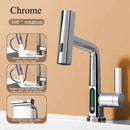 GobekUsa Digital Display Waterfall Basin Faucet with Temperature Control
