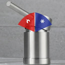 GobekUsa Brushed Stainless Steel Bathroom Faucet - Deck Mounted Basin Mixer Tap