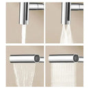 GobekUsa Brushed Stainless Steel Kitchen Faucet with Rotation Stream Sprayer Head
