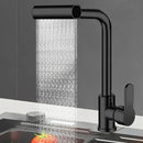GobekUsa Brushed Stainless Steel Kitchen Faucet with Rotation Stream Sprayer Head