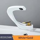 GobekUsa Basin Faucet Modern Brass Mixer Tap for Elegant Bathroom, Single Handle