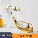 GobekUsa Basin Faucet Modern Brass Mixer Tap for Elegant Bathroom, Single Handle