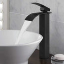 GobekUsa Brass Waterfall Basin Faucet Single Lever Deck Mount Mixer Taps