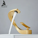 GobekUsa Basin Faucet Modern Brass Mixer Tap for Elegant Bathroom, Single Handle