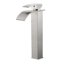 GobekUsa Brass Waterfall Basin Faucet Single Lever Deck Mount Mixer Taps