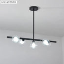 GobekUsa Modern Bubble Clear Glass Island Ceiling Light - 5/6 Lights Black/Gold Finish - Dining Room Pendant Fixture