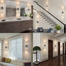 GobekUsa Bubble Crystal LED Wall Sconces for Bathroom Dresser Living Room Bedroom Mirrors