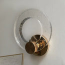GobekUsa Modern Bubble Clear Crystal LED Sconce Light - White/Warm Light - Bedroom/Restaurant Wall Lamp