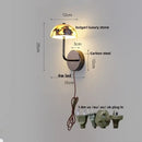 GobekUsa Bulgari Stone LED Wall Lights Outdoor Waterproof Bedside Lamp