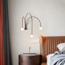GobekUsa Iron Glass LED Wall Light for Living Room Bedside Table Restaurant Home Decorations