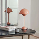 GobekUsa Iron Mushroom Shape Macaron Table Lamp - Modern Minimalist LED Home Decoration