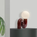 GobekUsa Glass Ball Table Lamp for Bedroom, Designer Model, Minimalist, Children's Room, Modern
