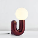 GobekUsa Glass Ball Table Lamp for Bedroom, Designer Model, Minimalist, Children's Room, Modern